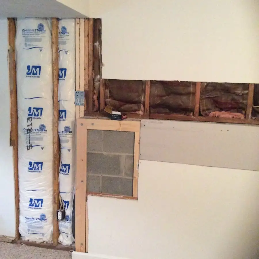 Wall insulation replacement during Odor Removal & Deodorization in Belle Fourche